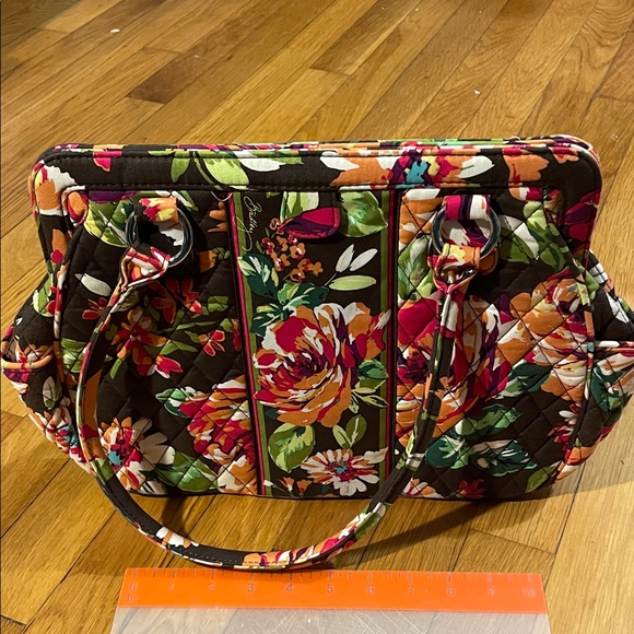 NWT Vera Bradley Multicolor Floral Tote Frame Bag - Picture 2 of 12